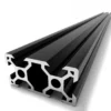 Aluminiumprofil 20×40 schwarz
